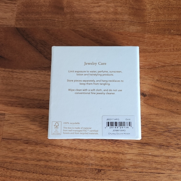 Jenny Bird Gold Hoop Earrings - Picture 6 of 6